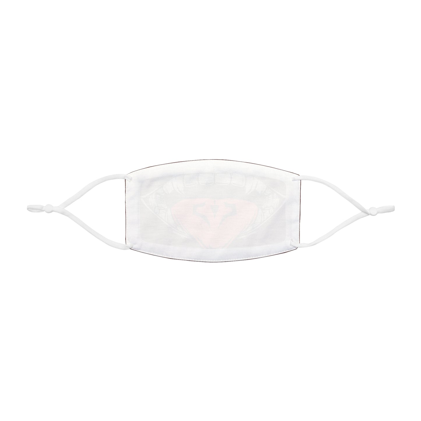 Vampire Bite Tongue Face Mask — Gothic Halloween Polyester Mask