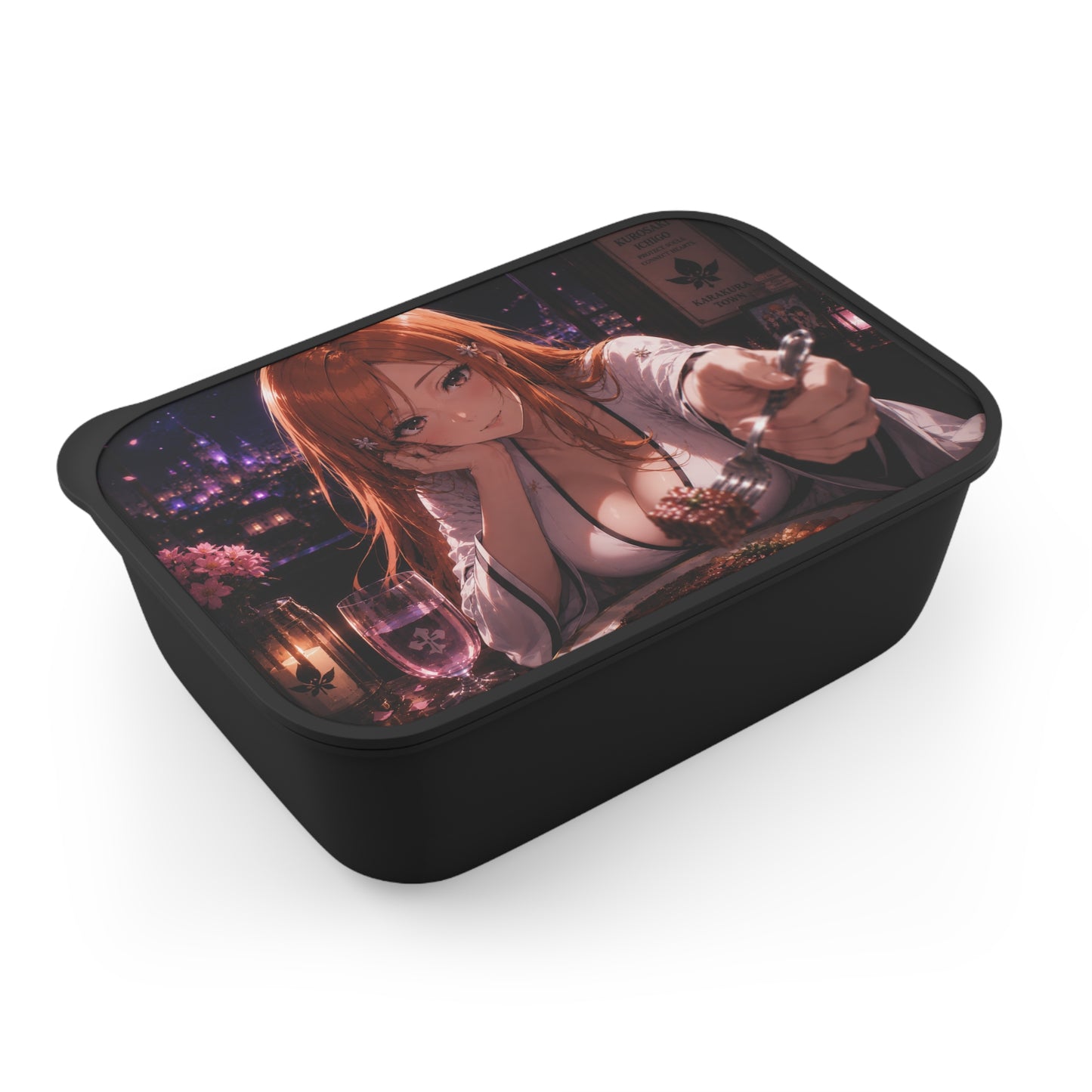 Orehime Bleach Anime Date Night Bento Box with Utensils