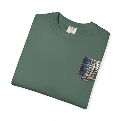 Scout Regiment T-Shirt — Wings of Freedom Military Emblem Tee