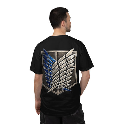 Scout Regiment T-Shirt — Wings of Freedom Military Emblem Tee