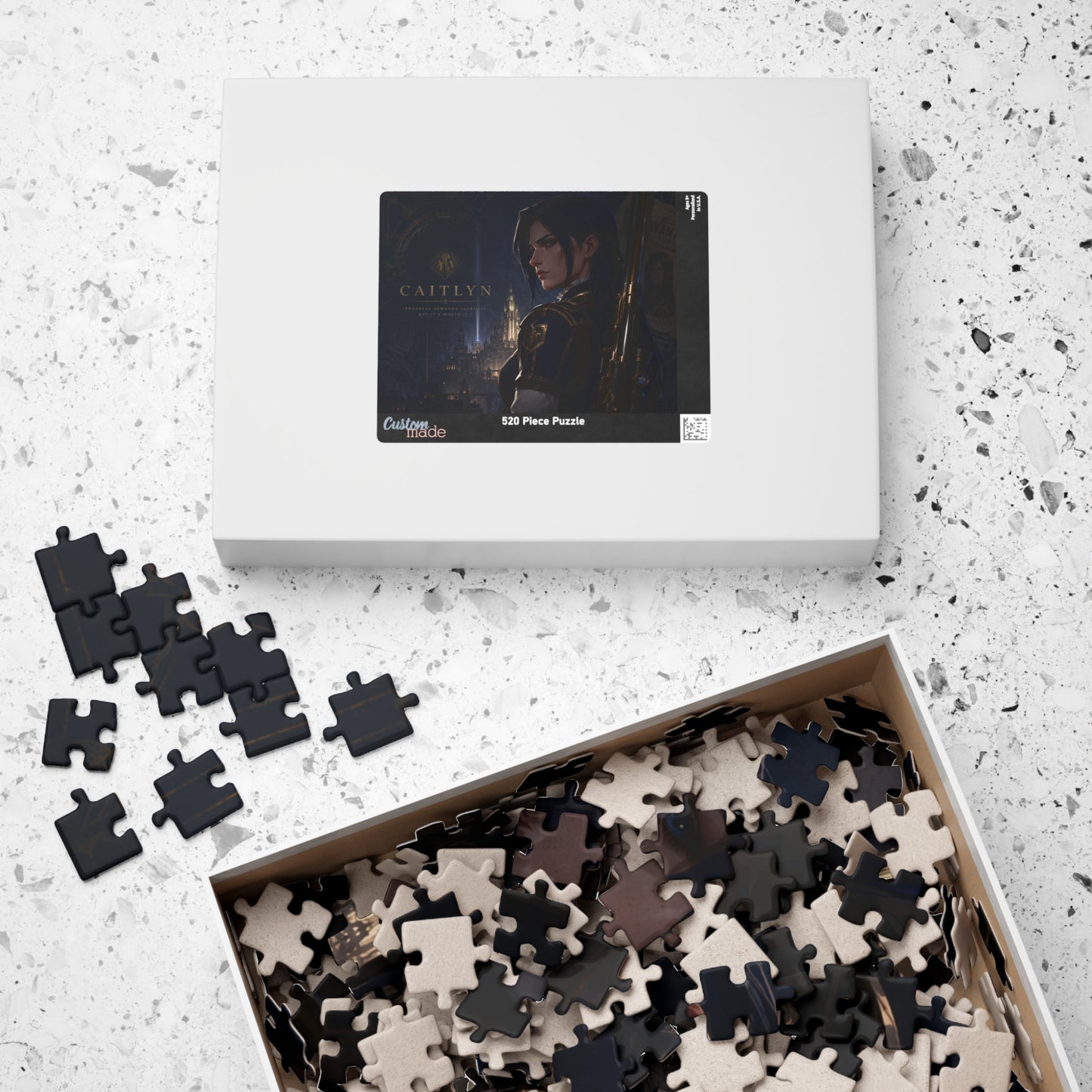 Caitlyn Arcane Steampunk Sniper Jigsaw Puzzle — 110/252/520-Piece Collectible
