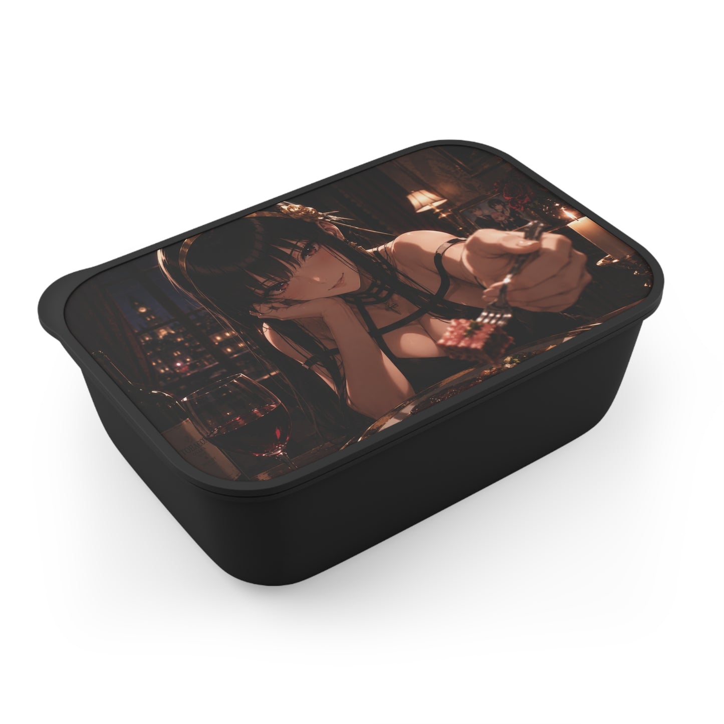 Yor Forger SpyxFamily Anime Date Night Bento Box with Romantic Girl Design