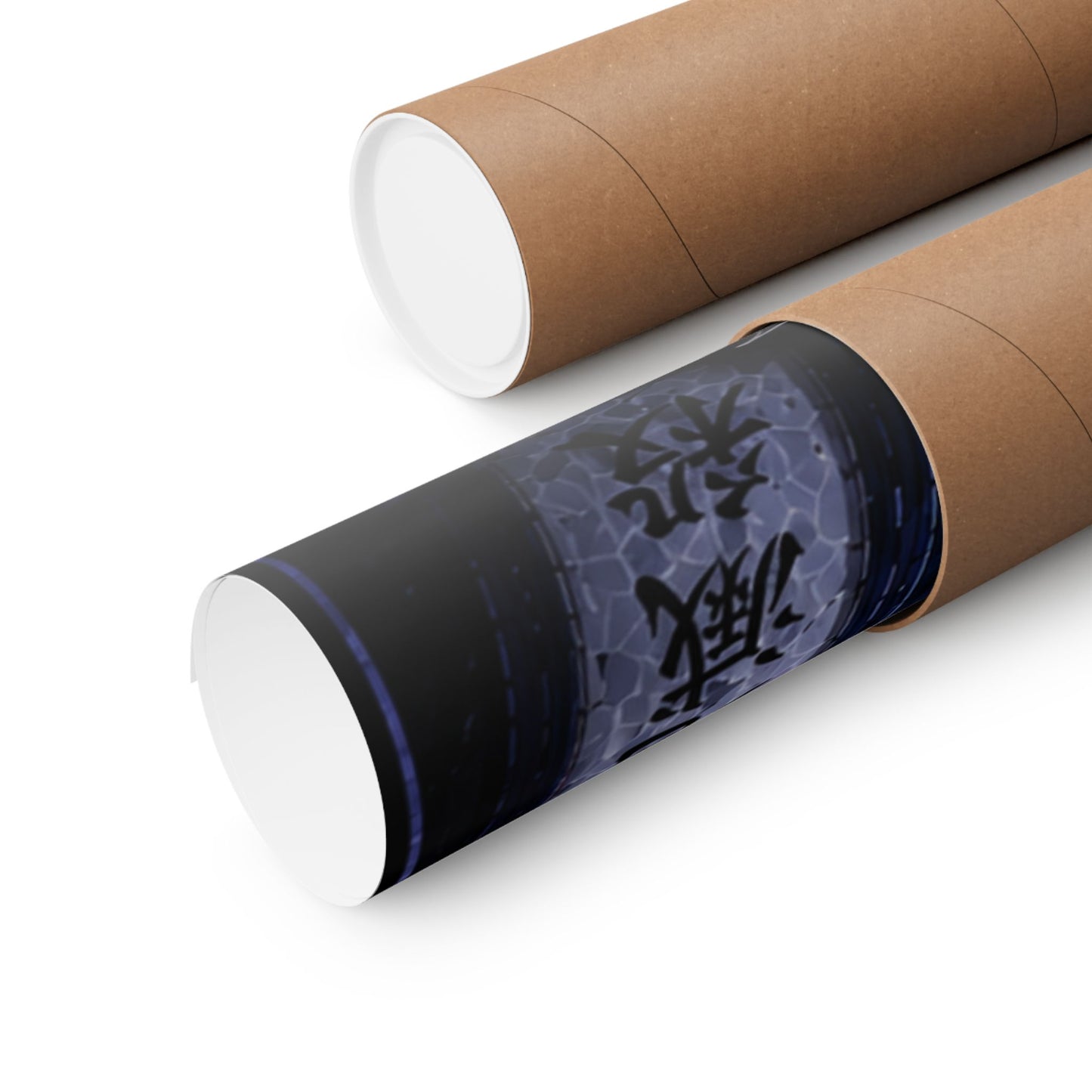 Demon Slayer Giyu Tomioka Matte Vertical Poster — Dark Anime Wall Art