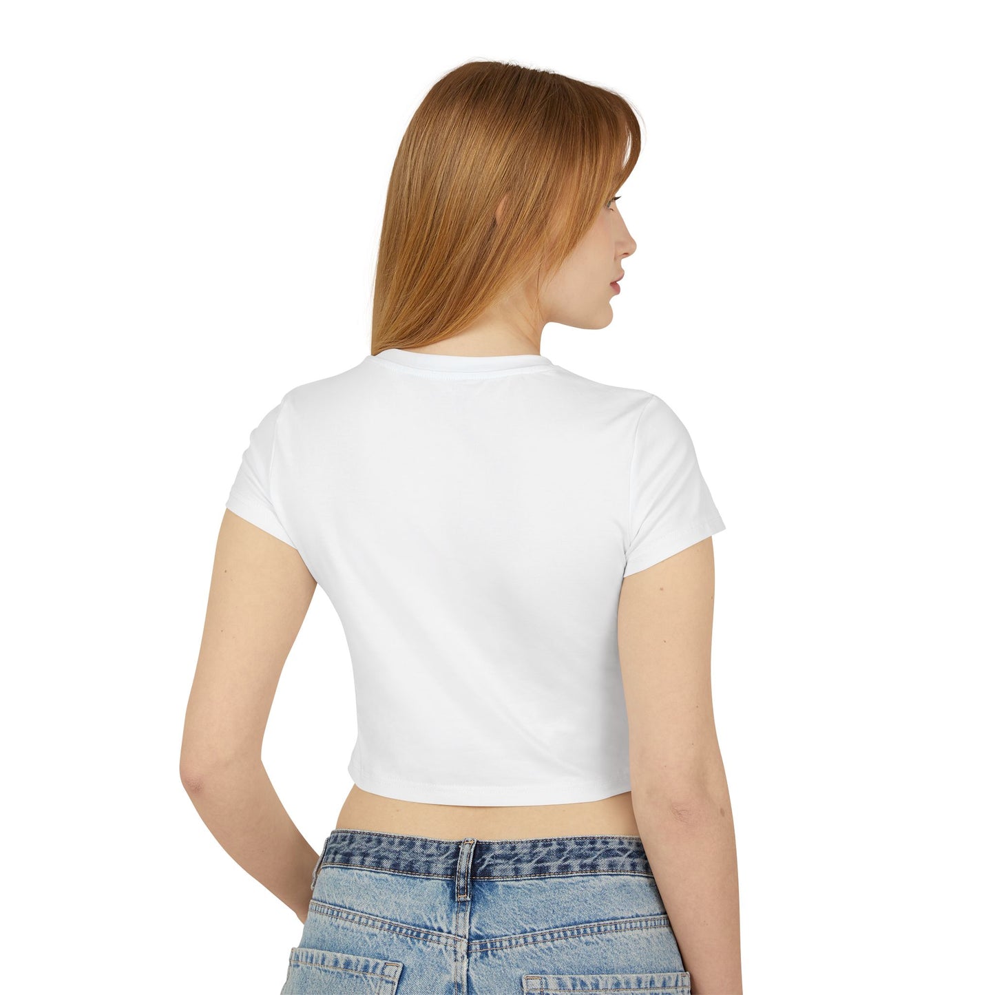 Anime Nezuko Crop Tee — Cute Kawaii Demon Girl Women’s Baby T-Shirt