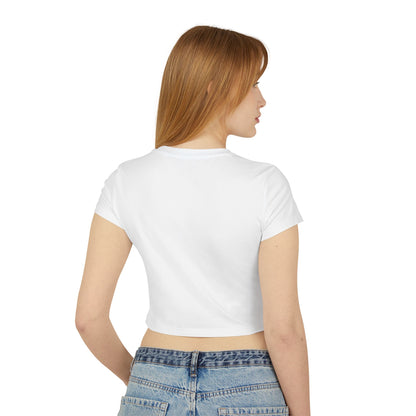 Anime Nezuko Crop Tee — Cute Kawaii Demon Girl Women’s Baby T-Shirt