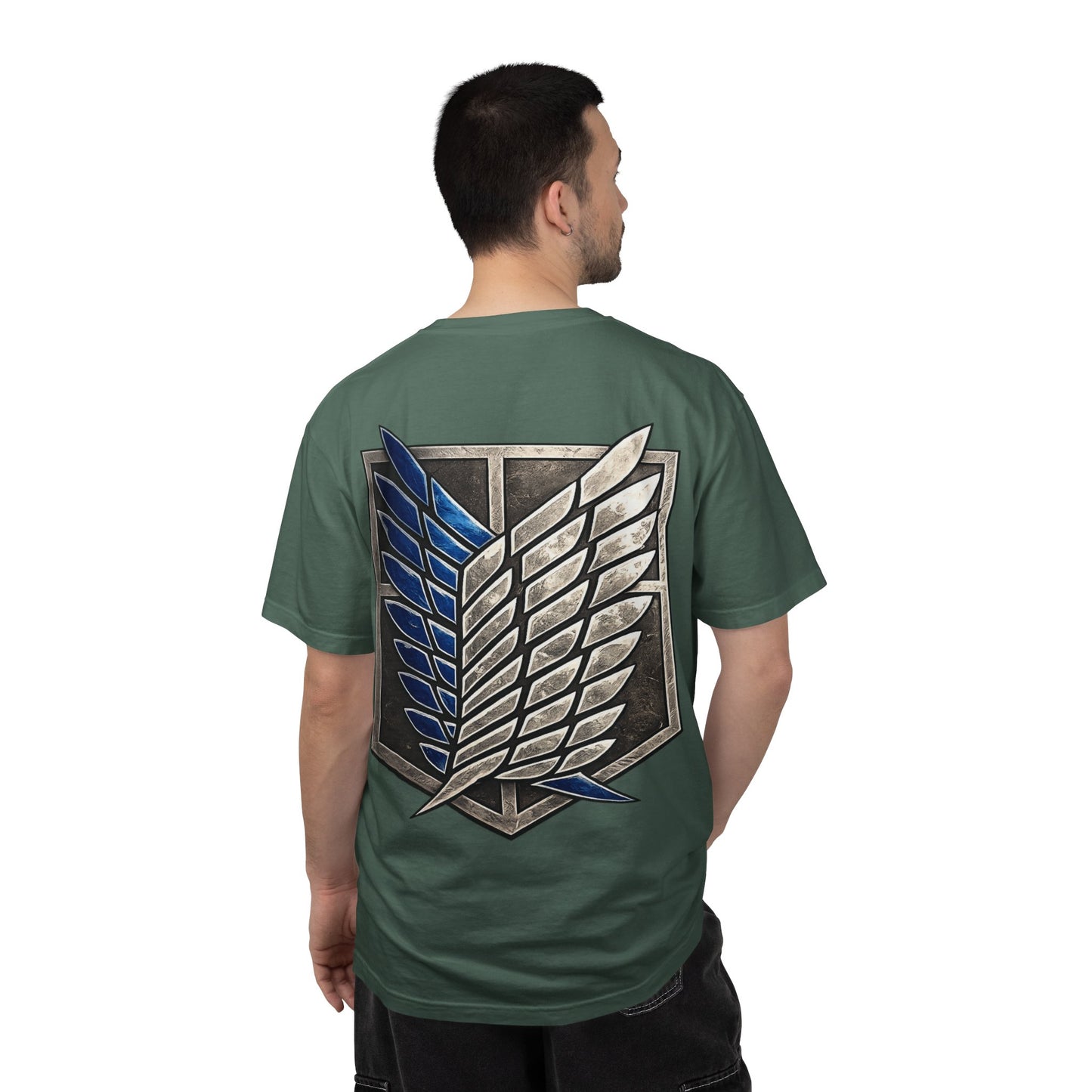 Scout Regiment T-Shirt — Wings of Freedom Military Emblem Tee