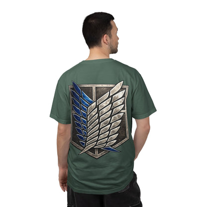 Scout Regiment T-Shirt — Wings of Freedom Military Emblem Tee