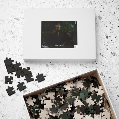 Silco Arcane Dark Gentleman Portrait Puzzle — Moody Noir 252–520 Piece Jigsaw
