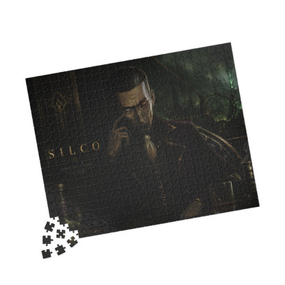 Silco Arcane Dark Gentleman Portrait Puzzle — Moody Noir 252–520 Piece Jigsaw