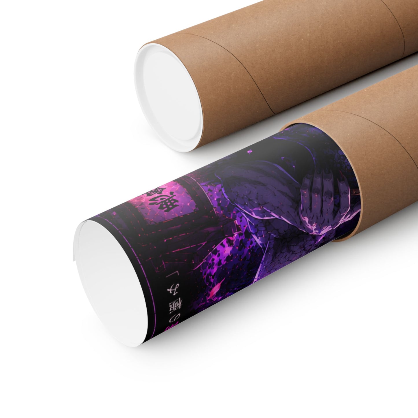 Demon Moon Matte Poster — Gothic Anime Vertical Wall Art