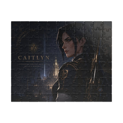 Caitlyn Arcane Steampunk Sniper Jigsaw Puzzle — 110/252/520-Piece Collectible