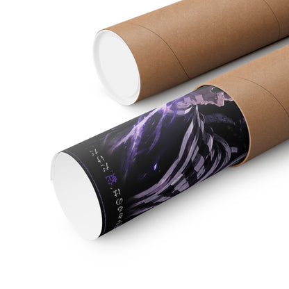 Matte Poster — Dark Anime Snake Spirit Design (Vertical)