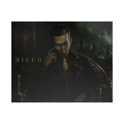 Silco Arcane Dark Gentleman Portrait Puzzle — Moody Noir 252–520 Piece Jigsaw
