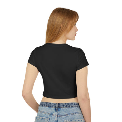 Anime Nezuko Crop Tee — Cute Kawaii Demon Girl Women’s Baby T-Shirt