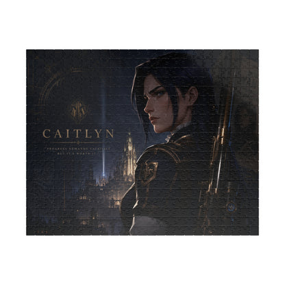 Caitlyn Arcane Steampunk Sniper Jigsaw Puzzle — 110/252/520-Piece Collectible