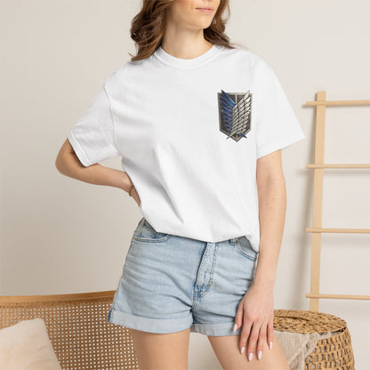 Attack on Titan Scout Regiment Tee — Eren vs Colossal Back Graphic T-Shirt