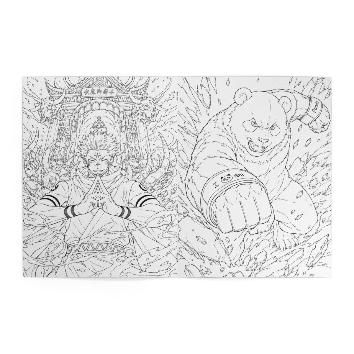 JJK Anime Coloring Book — Jujutsu Kaisen Characters Art Book