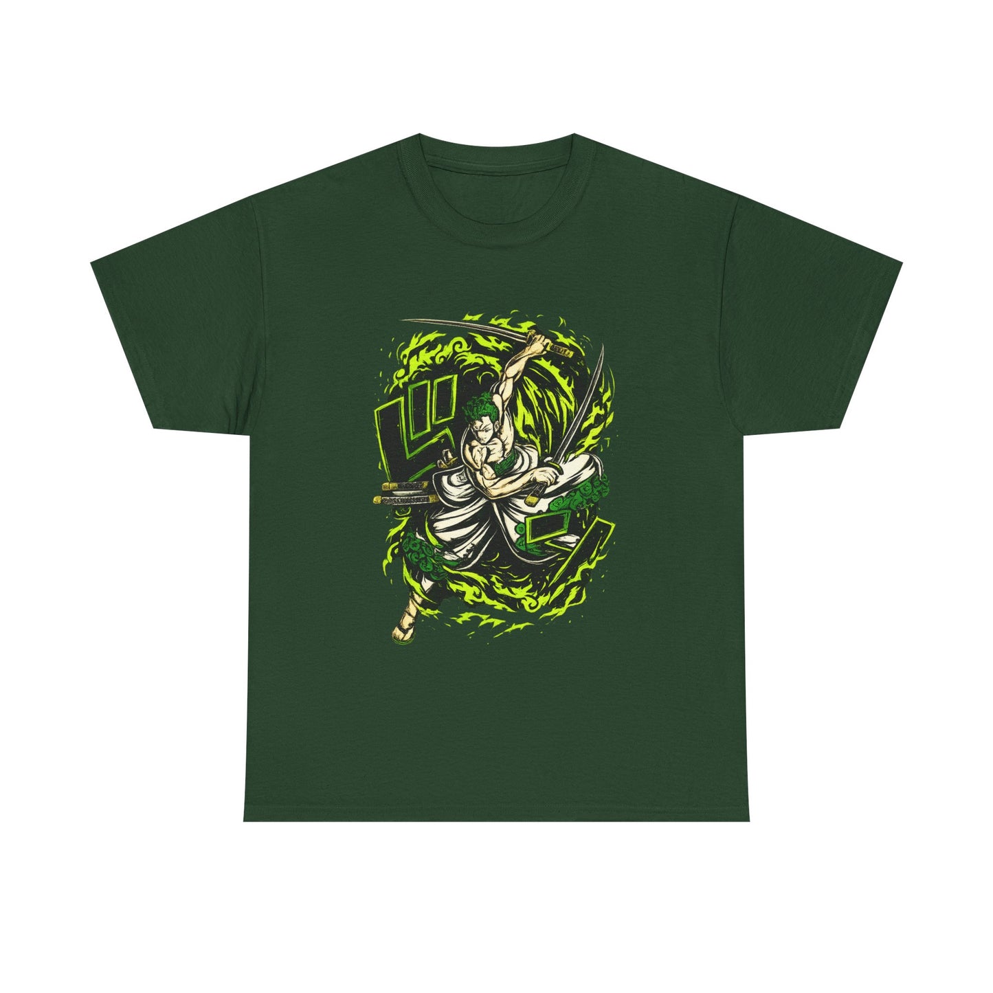 Zoro One Piece Tee — Zoro Anime Storm T-Shirt