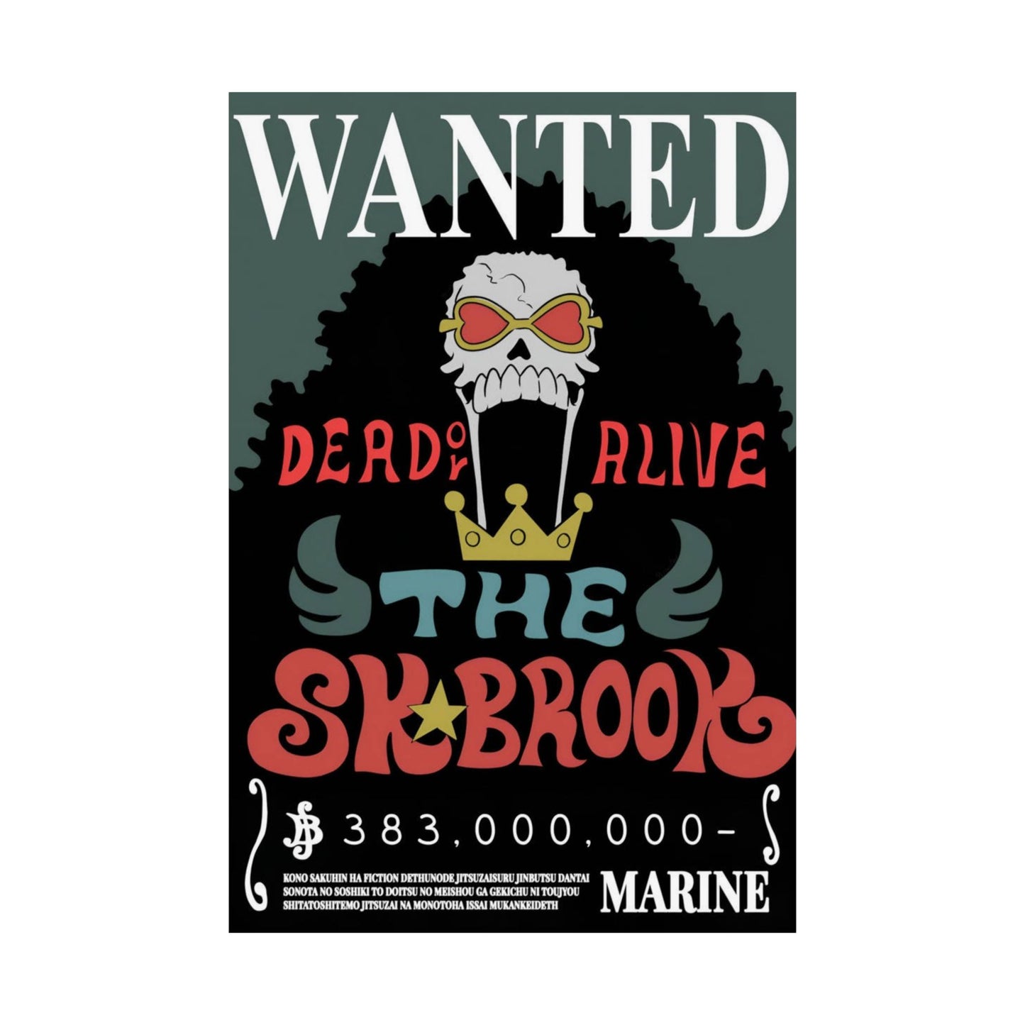 Wanted 'Soul King' Poster