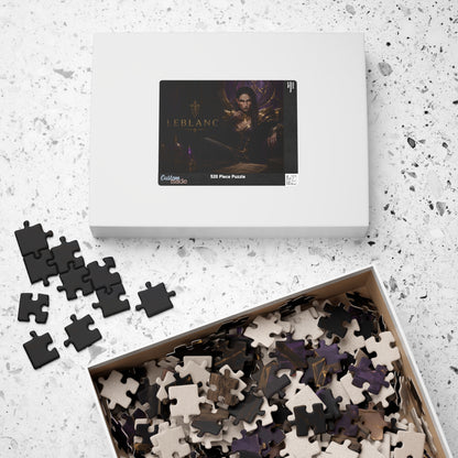 Leblanc Arcane Dark Sorceress Puzzle — Fantasy Portrait Jigsaw (110/252/520/1014 pcs)