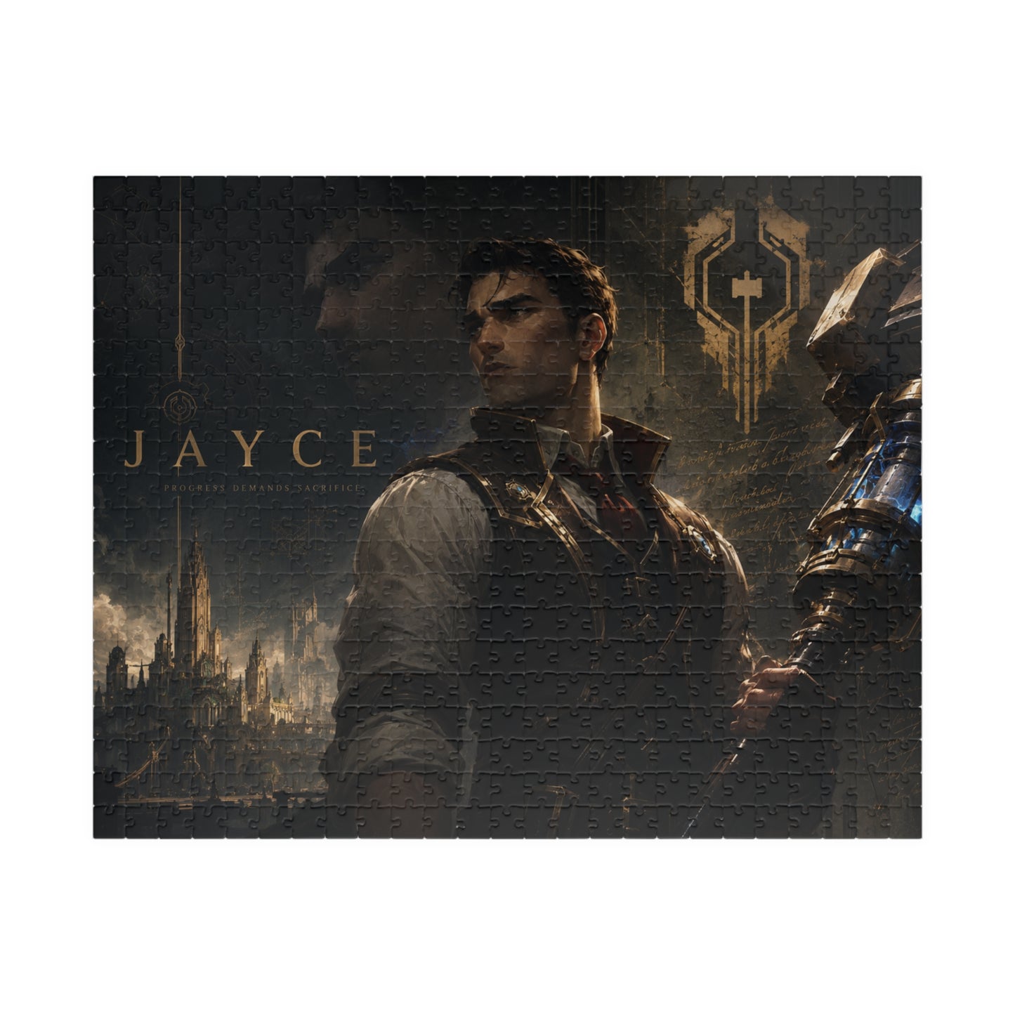 Jayce Arcane Fantasy Character Jigsaw Puzzle — High-Detail 110/252/520pc