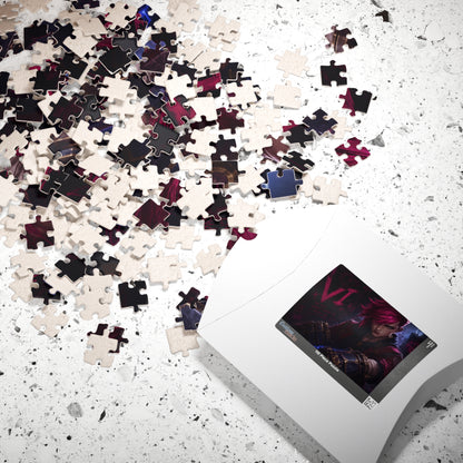Vi Arcane Dark Cyberpunk Character Jigsaw Puzzle — 110/252/520-Piece