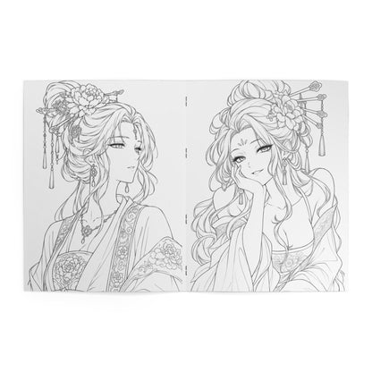 Coloring Book — The Apothecary & Diaries: Floral Anime Characters Coloring Book