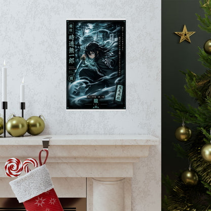 Muichiro Tokito Mist Hashira Matte Vertical Poster | Demon Slayer Wall Art
