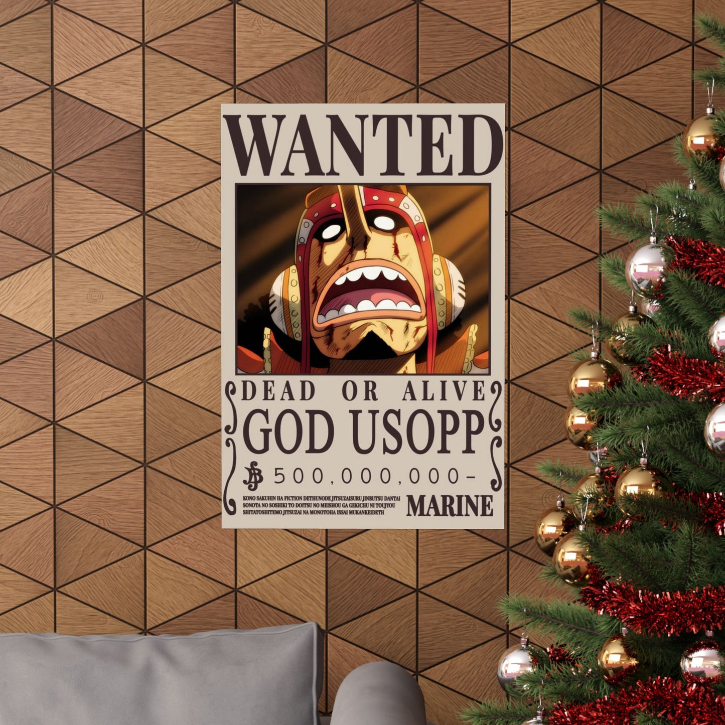Wanted "God Usopp" Matte Poster — One Piece Wanted Poster Wall Art