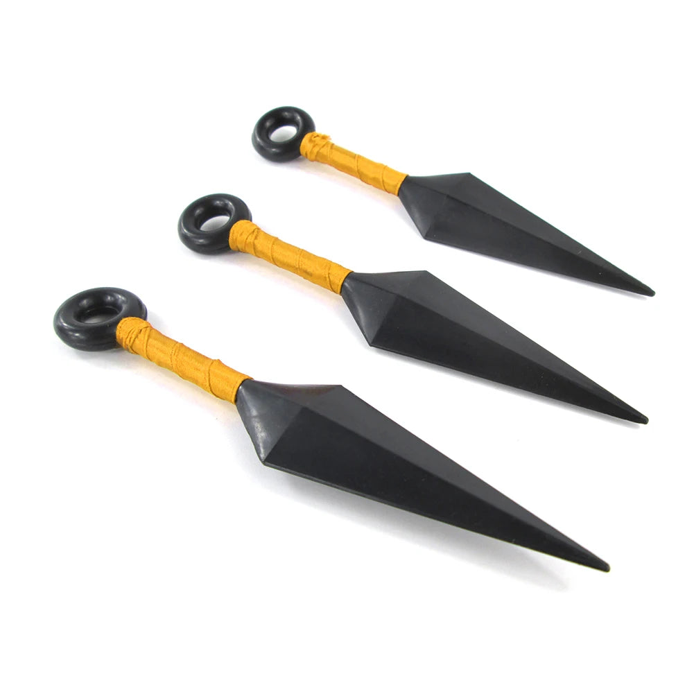 Naruto Ninja Kunai 3-Piece Cosplay Prop Set – Anime Costume Accessories