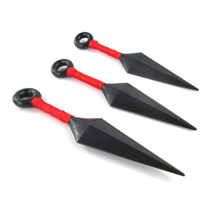 Naruto Ninja Kunai 3-Piece Cosplay Prop Set – Anime Costume Accessories