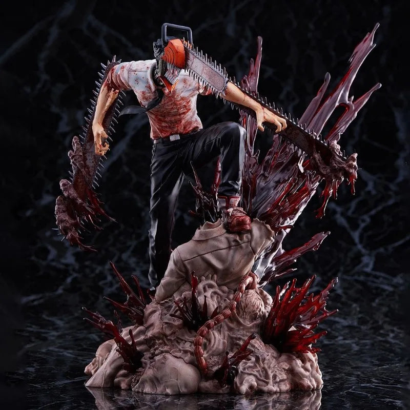 Chainsaw Man Denji, Pochita & Makima Anime Figures – Collectible Display Statues