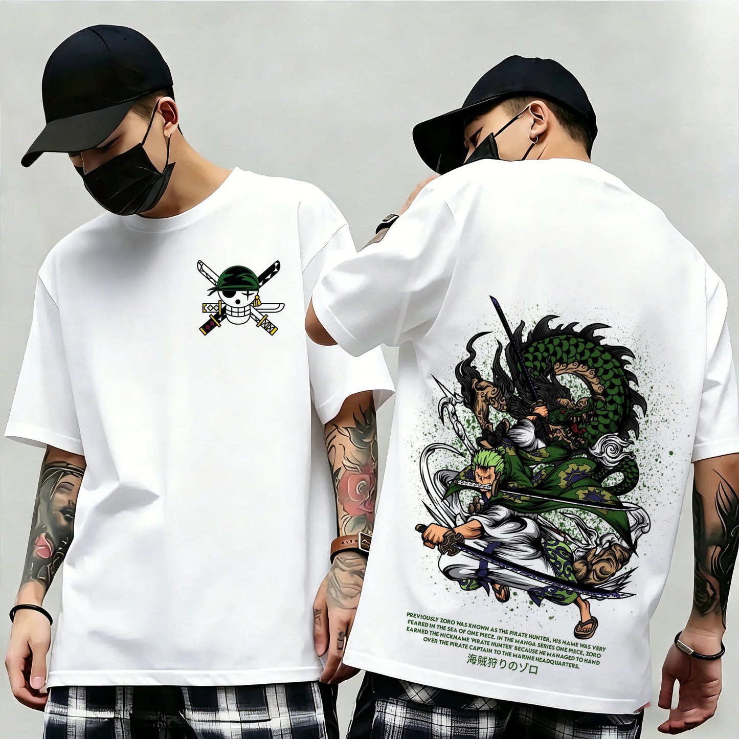 Summer New Arrival: One Piece Pattern T-shirt, unisex, anime print, casual short-sleeved, fashionable streetwear top, Y2K style.