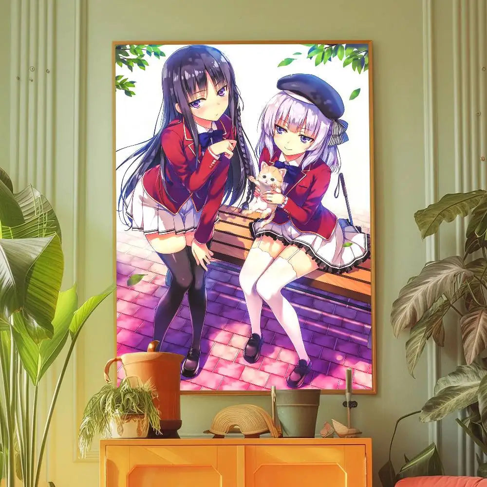 Classroom of the Elite Anime Wall Art – Self-Adhesive Poster Room Decoration