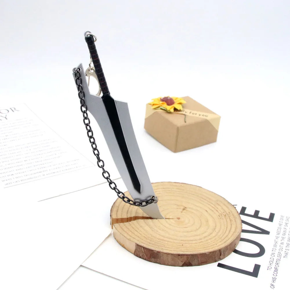 BLEACH: Thousand-Year Blood War Ichigo Zangetsu Keychain – Anime Sword Pendant Keyring