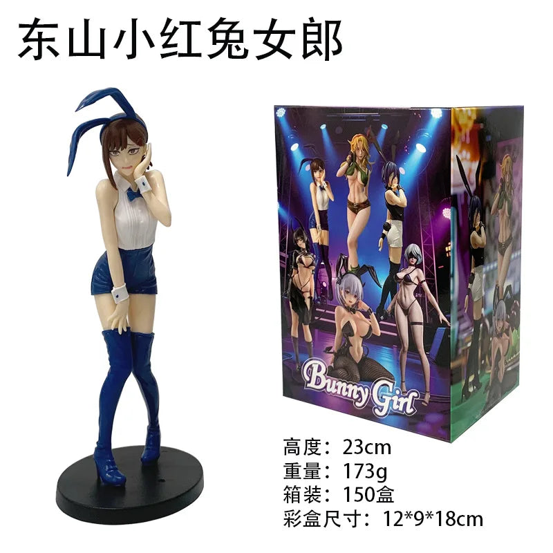 Chainsaw Man Reze & Kobeni Bunny Girl Figures – 23–29cm PVC Anime Collectibles
