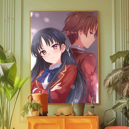 Classroom of the Elite Anime Wall Art – Self-Adhesive Poster Room Decoration