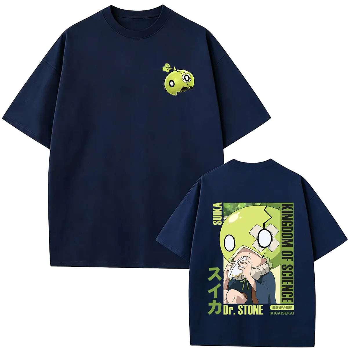 Dr. Stone Suika Anime T-Shirt – Unisex Oversized Vintage Manga Graphic Tee
