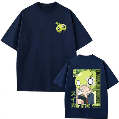 Dr. Stone Suika Anime T-Shirt – Unisex Oversized Vintage Manga Graphic Tee