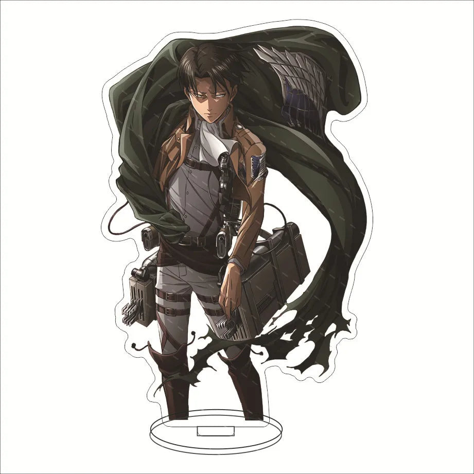 Attack on Titan Acrylic Stand Figure – 16CM Anime Display Stand | Eren, Mikasa, Armin & Conni