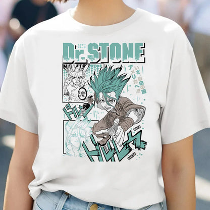 Dr. Stone Anime T-Shirt – Unisex Harajuku Y2K Graphic Streetwear Tee