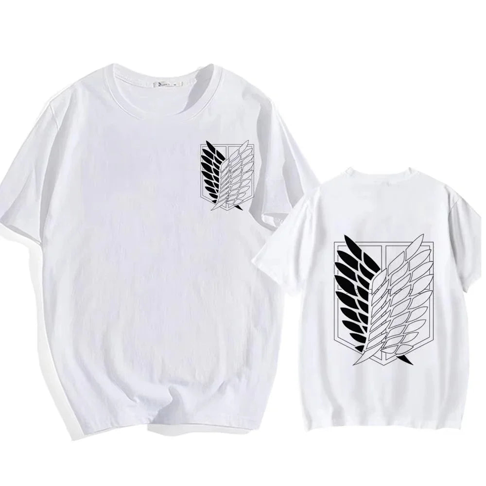 Attack on Titan Eren Yeager Graphic T-Shirt – Oversized Unisex Cotton Anime Streetwear Tee