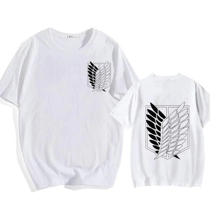 Attack on Titan Eren Yeager Graphic T-Shirt – Oversized Unisex Cotton Anime Streetwear Tee