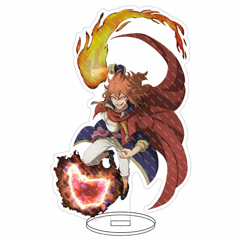 Black Clover Acrylic Stand Figure – 16CM Anime Display Stand | Asta, Yuno, Noelle & Yami
