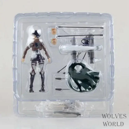 Anime Attack on Titan Mikasa Ackerman 203 Eren Jaeger 207 Rivaille 213 Dolls PVC Action Figure Collective Toy