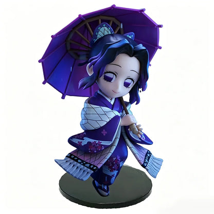 Demon Slayer Shinobu Kocho & Mitsuri Kanroji 15cm Anime Figures – Plum Rain Series Collectible Statues