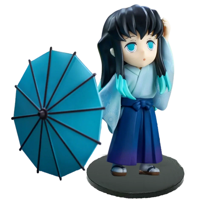 Demon Slayer Shinobu Kocho & Mitsuri Kanroji 15cm Anime Figures – Plum Rain Series Collectible Statues