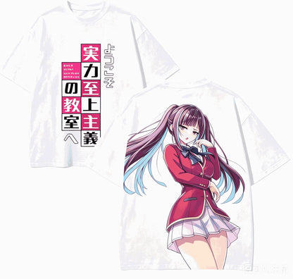 Classroom of the Elite Oversized T-Shirt – Unisex Harajuku Anime Streetwear Tee