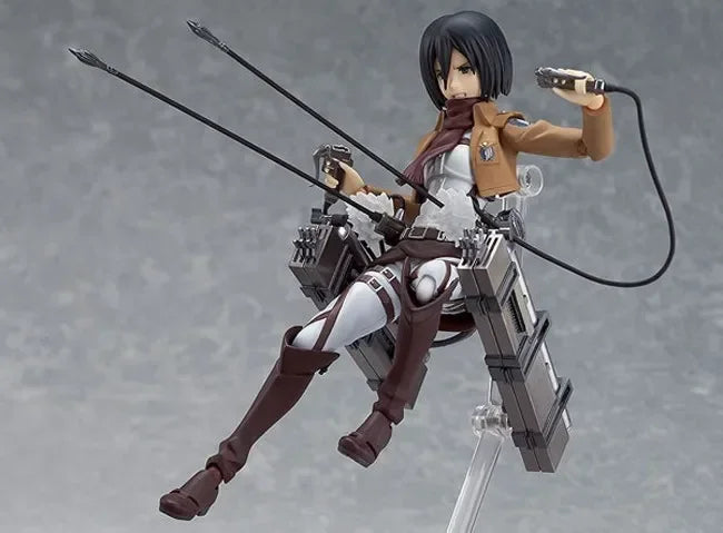 Anime Attack on Titan Mikasa Ackerman 203 Eren Jaeger 207 Rivaille 213 Dolls PVC Action Figure Collective Toy