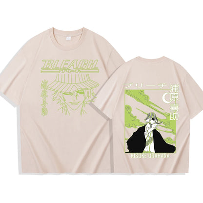 BLEACH Kisuke Urahara Graphic T-Shirt – Unisex Harajuku Anime Streetwear Tee